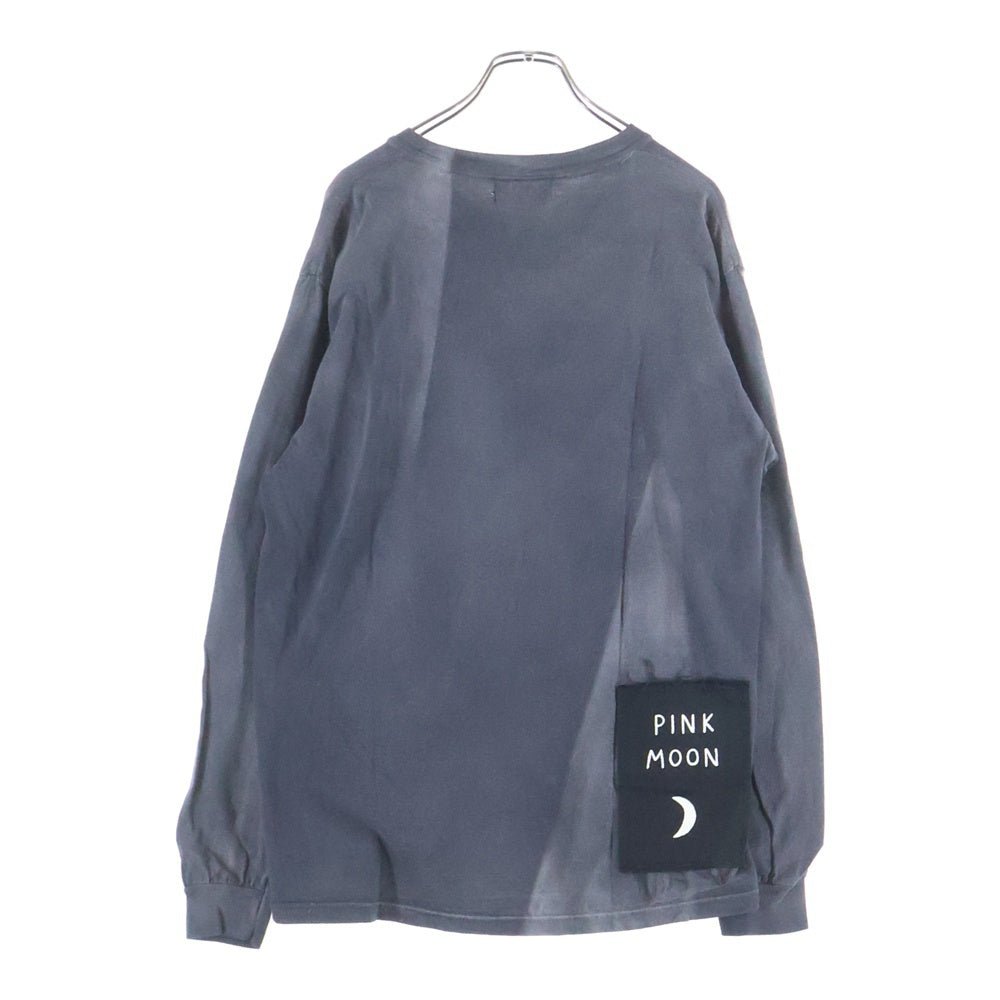 BOWWOW(バウワウ) 22AW ×LEVI PATA FAVORITE THINGS LS リーバイ パタ フェイバリット シングス パッチワーク クルーネック長袖Tシャツ カットソー ブラック