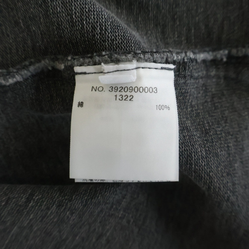 RHC Ron Herman(アールエイチシー ロンハーマン) スウェット ハーフスリーブ クルーネックTシャツ カットソー ブラック 3920900003