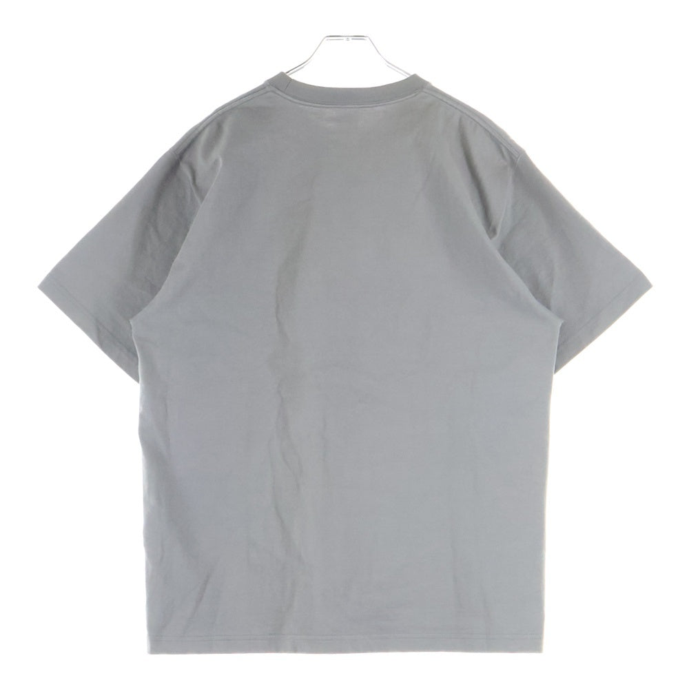 THE BLACK EYE PATCH(ブラックアイパッチ) フロントロゴ クルーネック半袖Tシャツ カットソー グレー