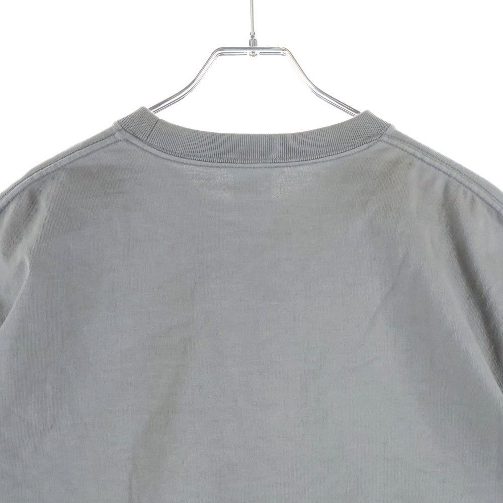 THE BLACK EYE PATCH(ブラックアイパッチ) フロントロゴ クルーネック半袖Tシャツ カットソー グレー