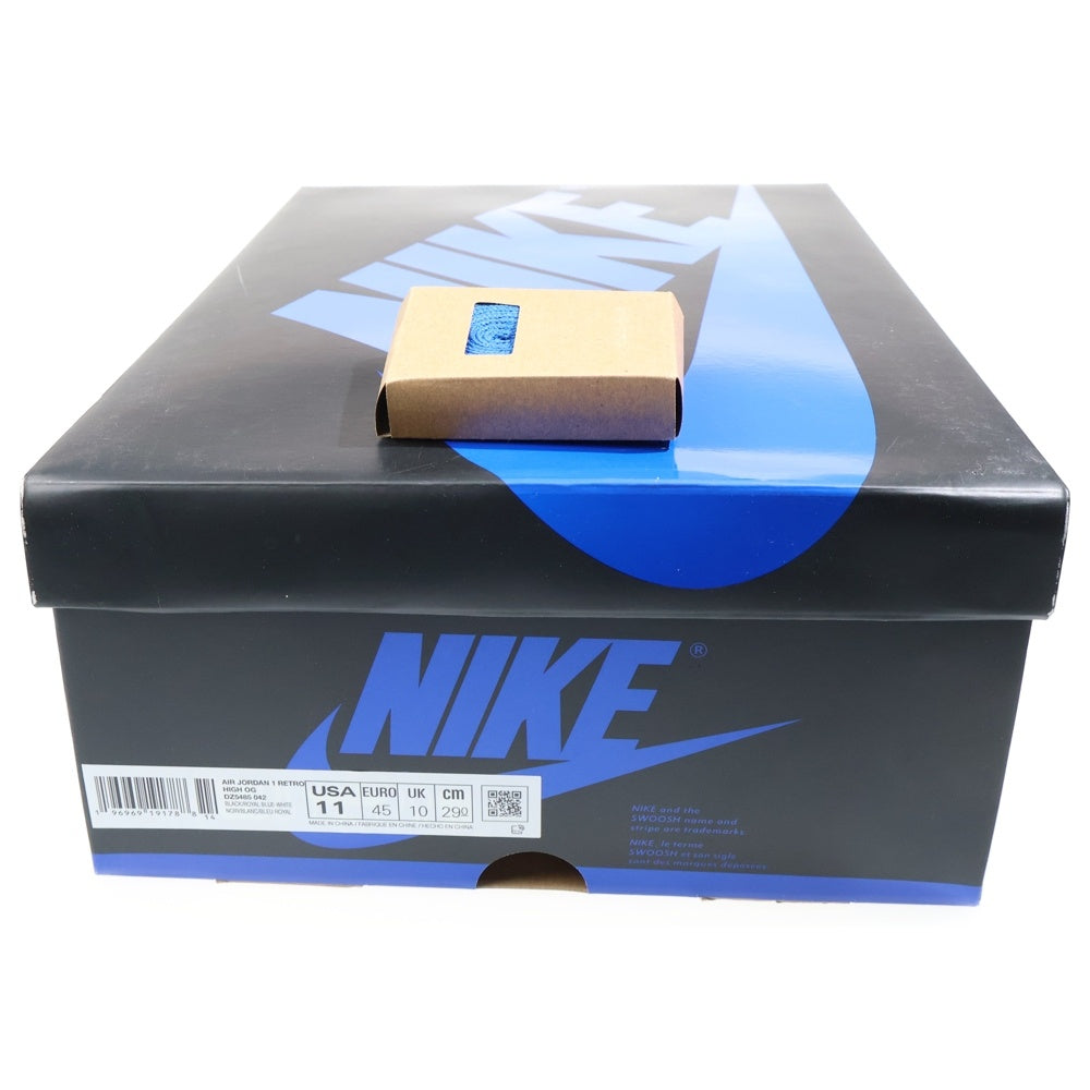 NIKE(ナイキ) AIR JORDAN 1 RETRO HIGH OG ROYAL REIMAGINED エアジョーダン1 ロイヤル ハイカットスニーカー ブルー/ブラック US11/29cm DZ5485-042