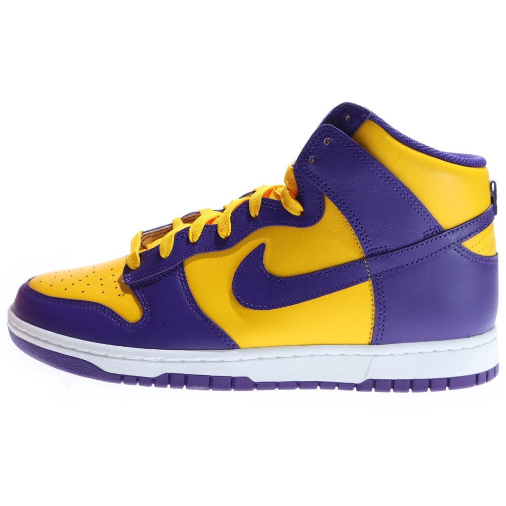 NIKE(ナイキ) DUNK HIGH RETRO LAKERS ダンク レトロ レイカーズ ハイカットスニーカー パープル/イエロー US11/29cm DD1399-500