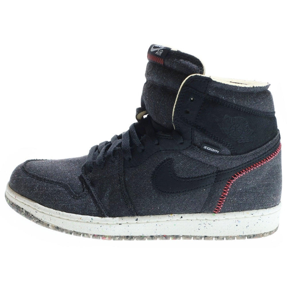 NIKE(ナイキ) AIR JORDAN 1 HIGH ZOOM CRATER エアジョーダン1 ズーム クレーター ハイカットスニーカー ブラック US11/29cm CW2414-001