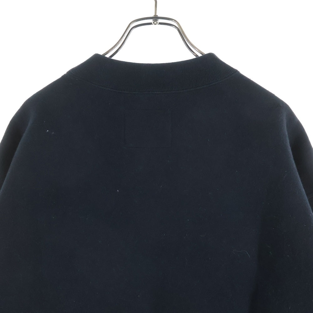 Sacai(サカイ) 22AW Studs Sponge Sweat Pullover スタッズ クルーネック スウェットトレーナー ブラック 22-02865M