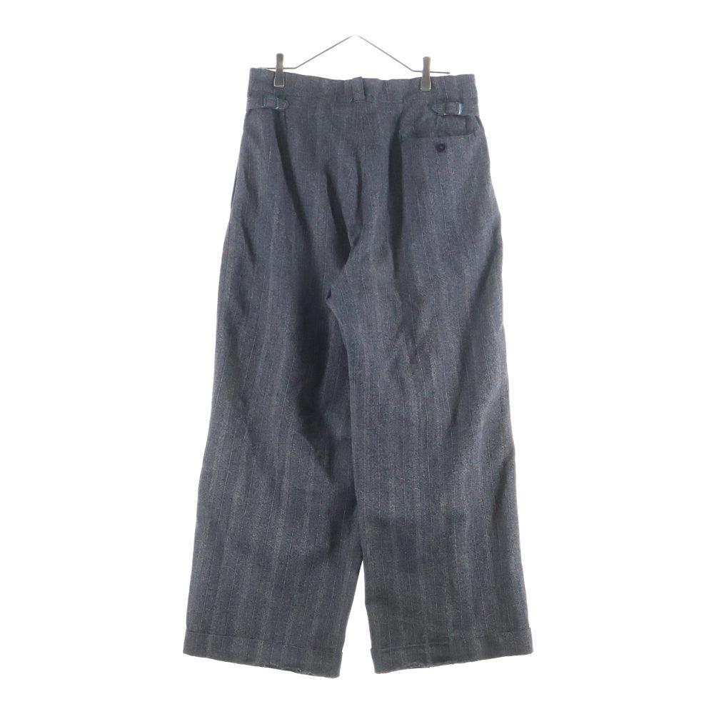 VINTAGE(ヴィンテージ) 30S VINTAGE EURO ユーロ コットン ストライプ ワークパンツ ヴィンテージ グレー