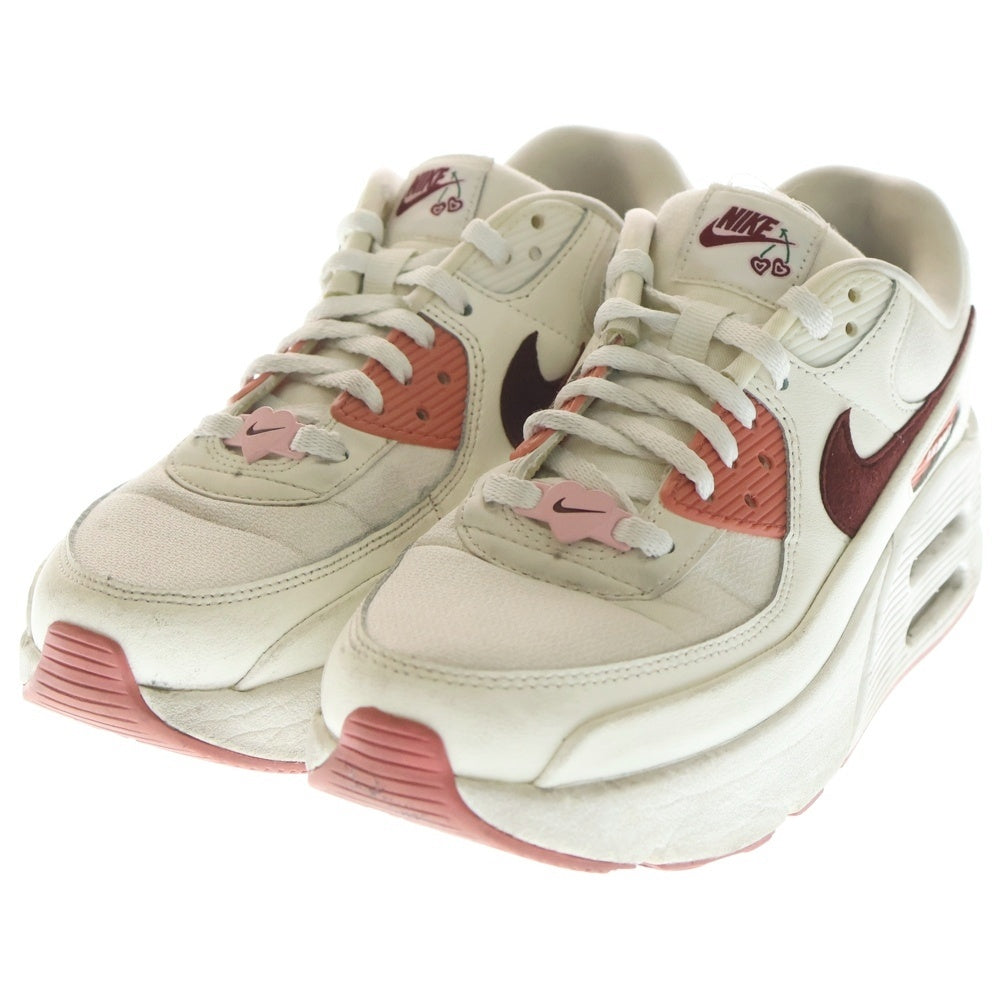 NIKE(ナイキ) AIR MAX90 LV8 SE SAIL エアマックス90 バレンタイン ローカットスニーカー ホワイト US8/25cm FZ5164-133