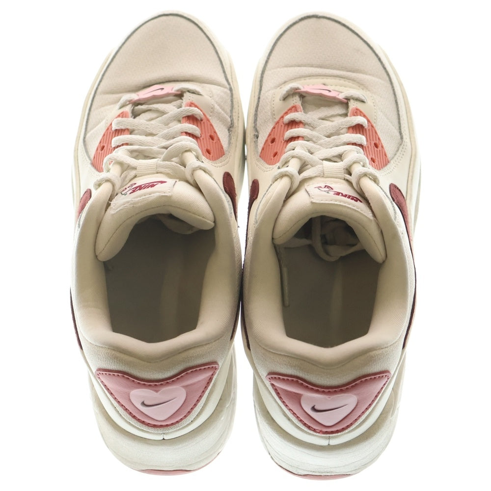 NIKE(ナイキ) AIR MAX90 LV8 SE SAIL エアマックス90 バレンタイン ローカットスニーカー ホワイト US8/25cm FZ5164-133
