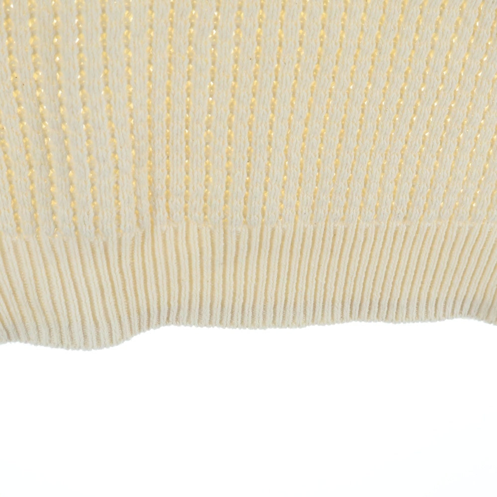 AMERICAN RAG CIE(アメリカンラグシー) ワッフル編み クルーネックプルオーバーニットセーター 長袖 ロングスリーブ アイボリー ADN-M161-KN527