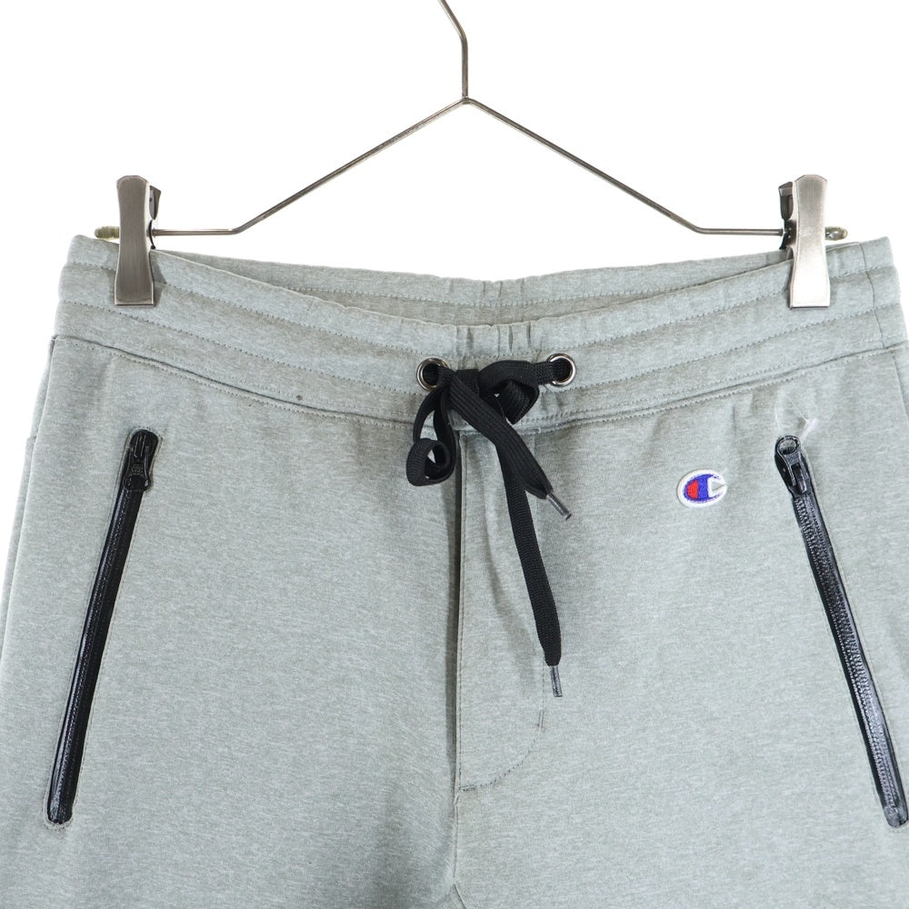 CHAMPION(チャンピオン) NANO UNIVERSE ナノユニバース別注 裏地フリース テクニカルスウェットパンツ グレー C8-G2201