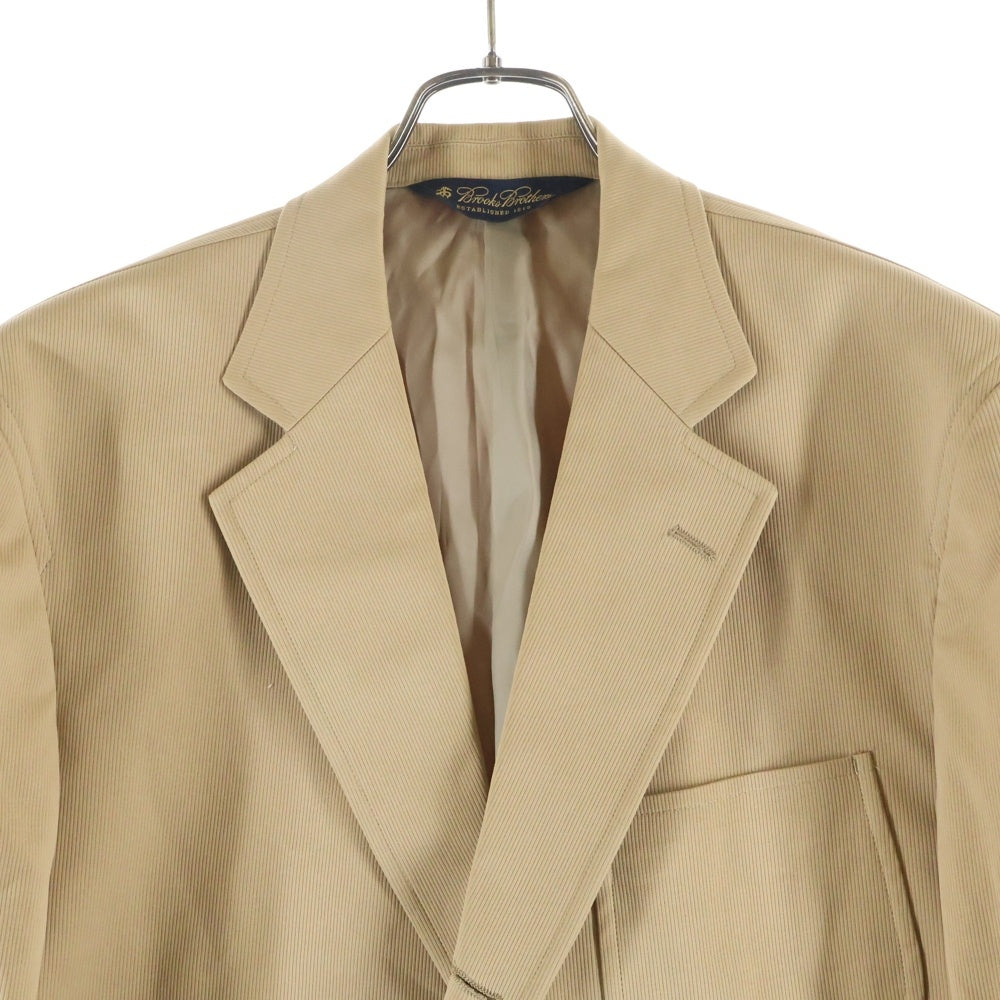 BROOKS BROTHERS(ブルックス ブラザーズ) 2B コットン シングル テーラードジャケット ブラウン 19-18-8152