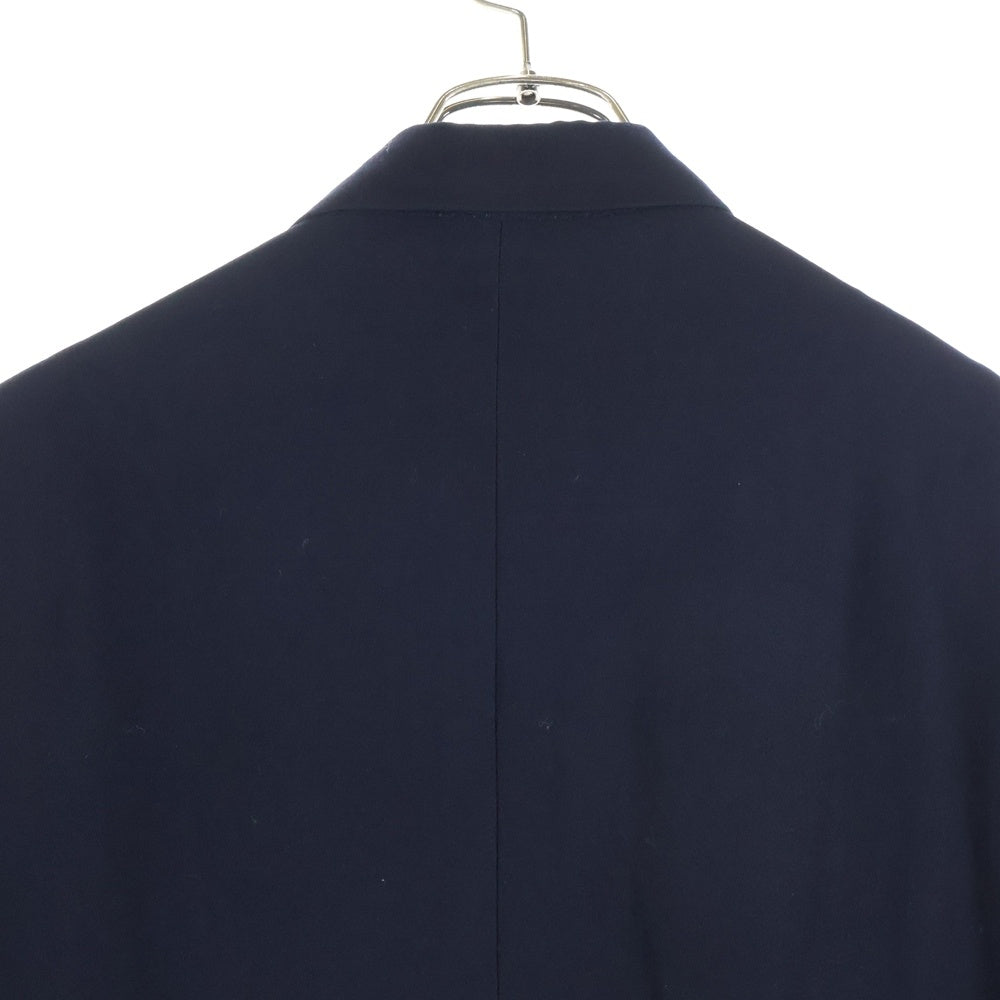 Yohji Yamamoto POUR HOMME(ヨウジヤマモト プールオム) 90S SAMPLE サンプル 丸文字 4B ウール シングル テーラードジャケット ネイビー J01-118-IM