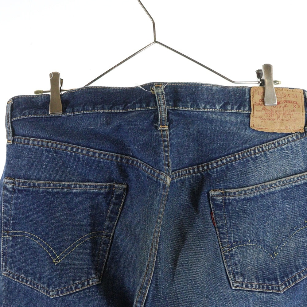 Levi's(リーバイス) 60S 501 BIG E TYPE S ボタン裏2 タイプS 紙パッチ Vステッチ ヴィンテージ ボタンフライデニムパンツ インディゴ