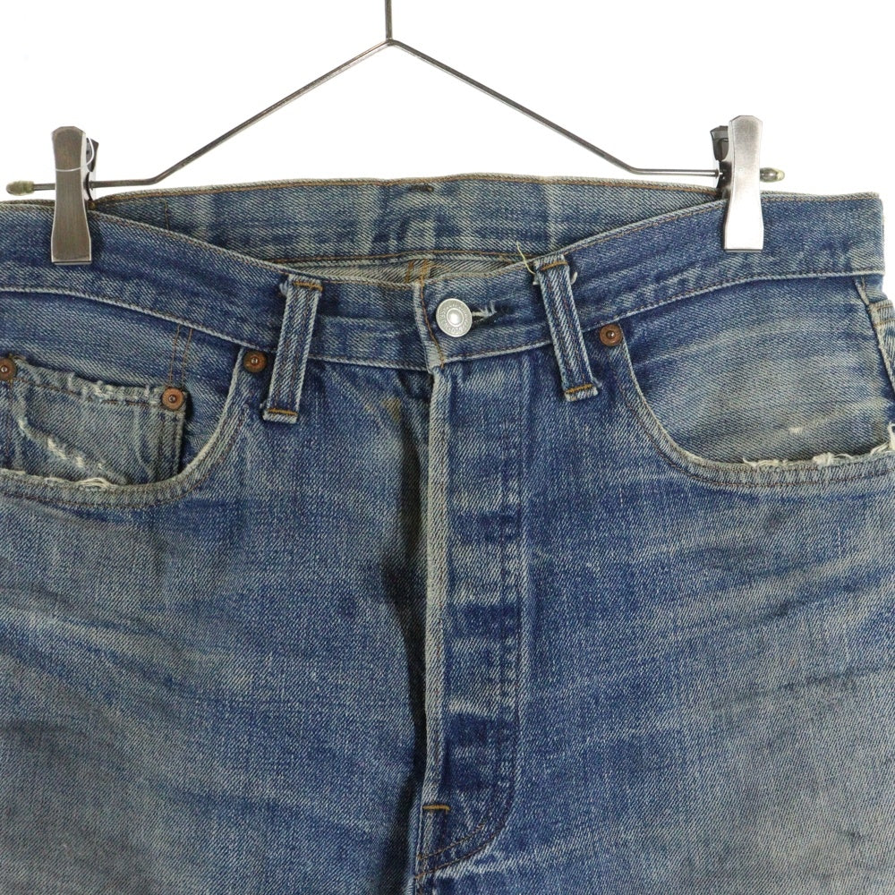 Levi's(リーバイス) 70S VINTAGE 501 66前期 ボタン裏6 スモールe シングルステッチ ヴィンテージ ボタンフライ デニムパンツ インディゴ