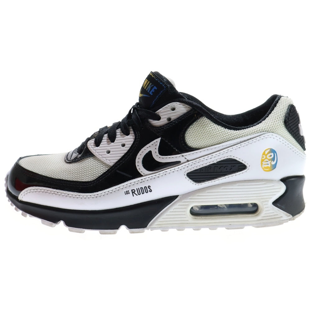 NIKE(ナイキ) AIR MAX 90 SE LUCHA LIBRE エアマックス90 SE ルチャリブレ ローカットスニーカー ブラックxホワイト DM6178-010 US8/26cm