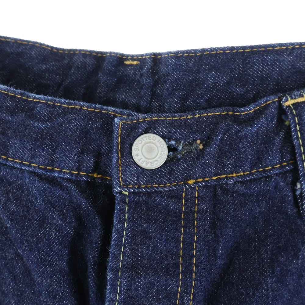 Y's BANG ON!(ワイズバングオン) BAGGY DENIM PANT ボタンフライ バギーデニムパンツ ジーンズ インディゴ YA-P04-085