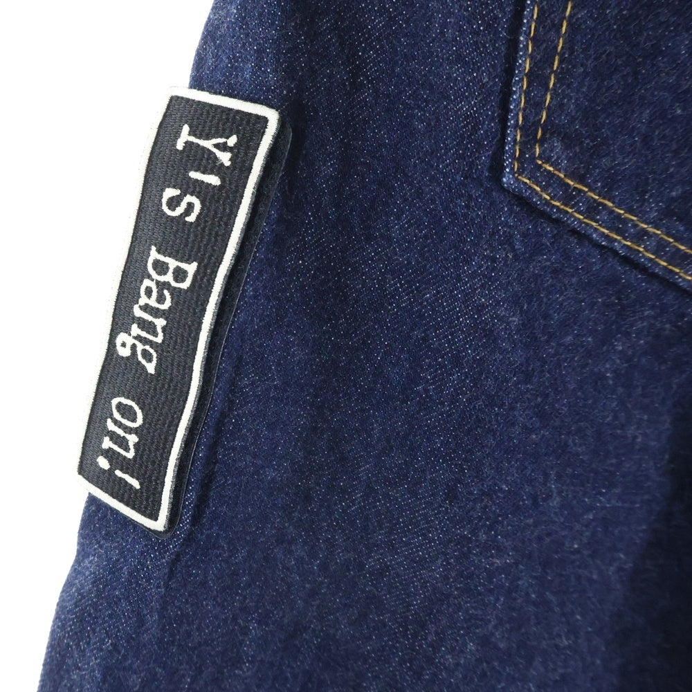 Y's BANG ON!(ワイズバングオン) BAGGY DENIM PANT ボタンフライ バギーデニムパンツ ジーンズ インディゴ YA-P04-085