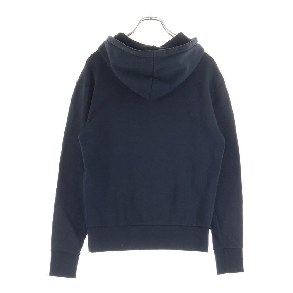 MAISON KITSUNE(メゾンキツネ) フロント刺繍 プルオーバースウェットパーカー フーディー ブラック AU00307KM0001