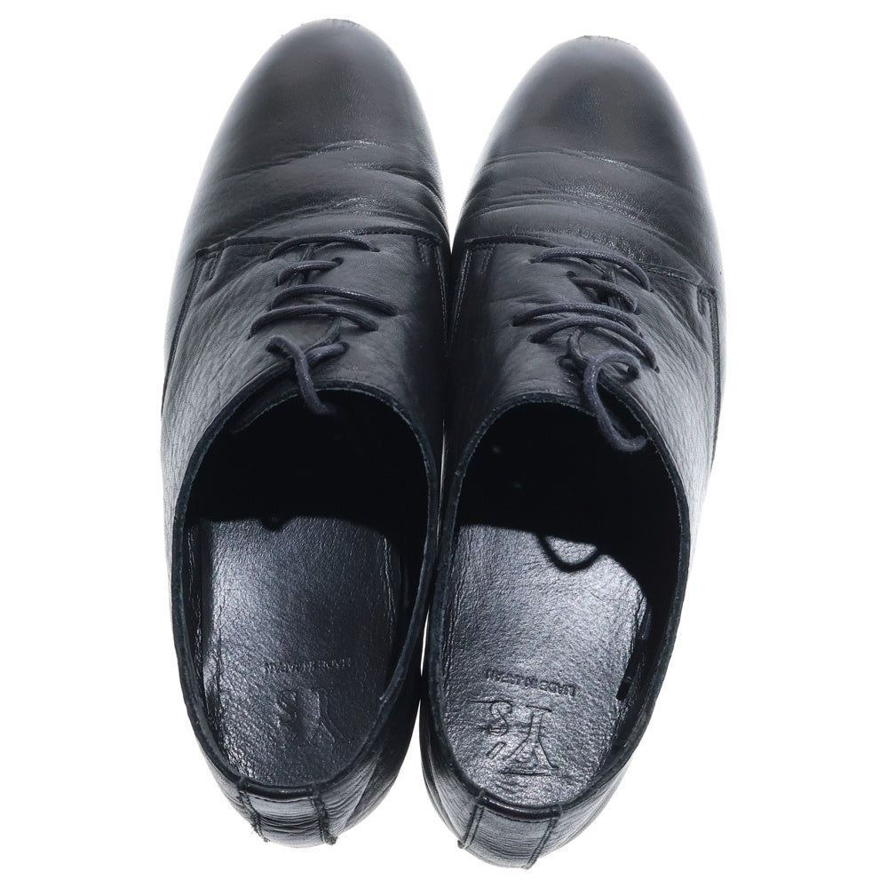 Y's(ワイズ) 21SS SOFT LEATHER PLAIN TOE SHOES ソフトレザー プレーントゥー ドレスシューズ レディース ブラック YD-E05-702