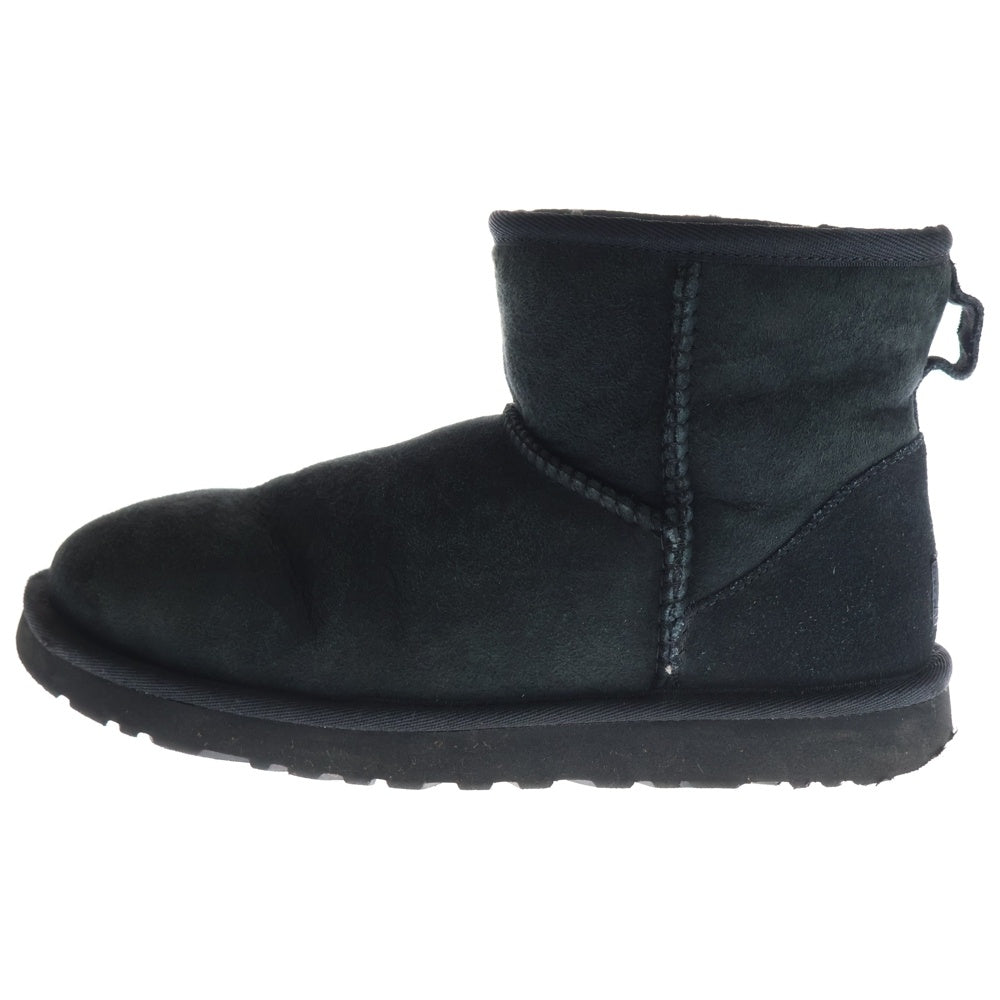 UGG(アグ) W JACKEE ジャッキー スウェードレザー ムートンブーツ レディース ブラック US7/24cm F20015G