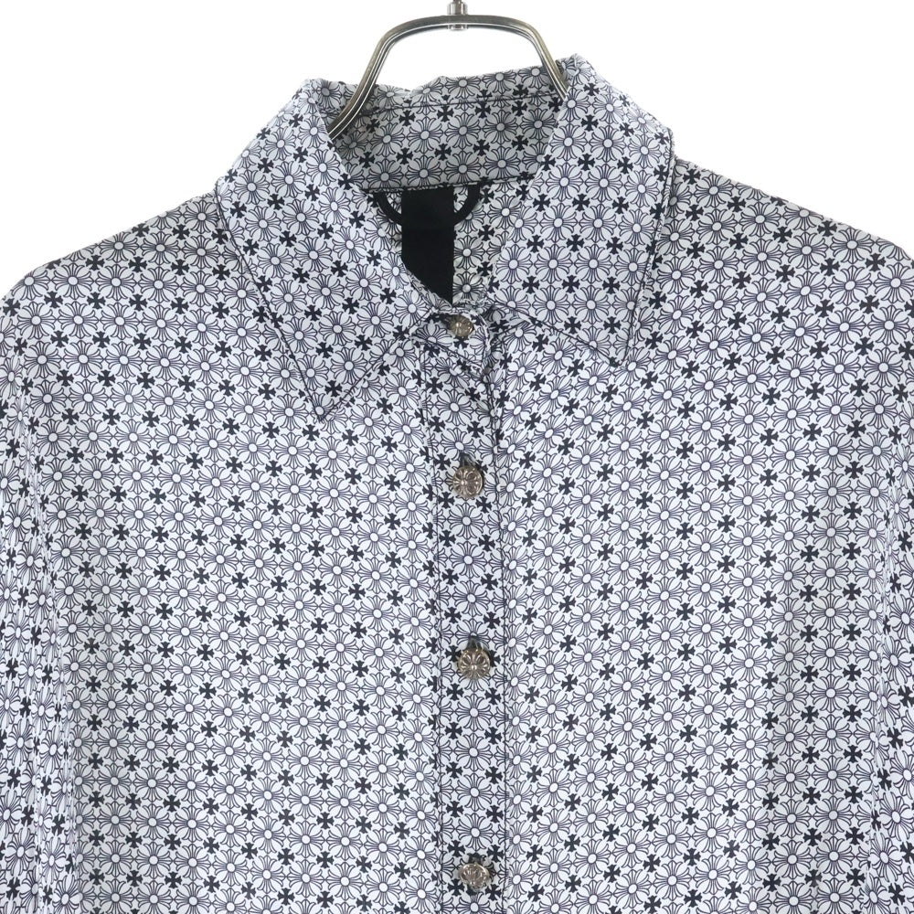 クロムハーツ新作　レディースクロス柄シャツ CHROME HEARTS(クロムハーツ) MAHAL KITA CHプラス総柄 クロスボール