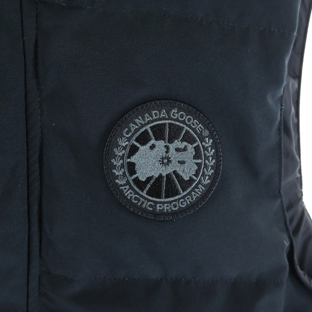 CANADA GOOSE(カナダグース) BLACK LABEL GARSON VEST ブラックレーベル ガーソン ロゴパッチ ダブルジップ ダウンベスト ブラック 2081MB