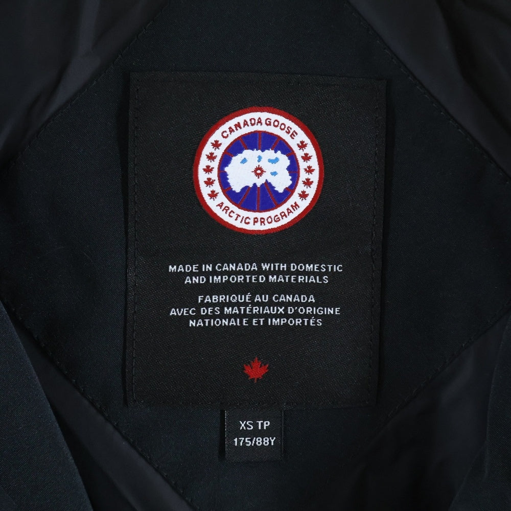 CANADA GOOSE(カナダグース) BLACK LABEL GARSON VEST ブラックレーベル ガーソン ロゴパッチ ダブルジップ ダウンベスト ブラック 2081MB