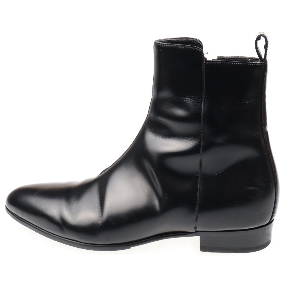 SAINT LAURENT PARIS(サンローランパリ) 17AW サイドジップ レザーブーツ ブラック R0 480085