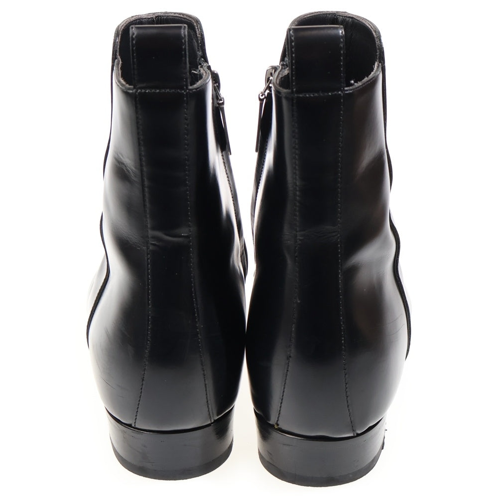SAINT LAURENT PARIS(サンローランパリ) 17AW サイドジップ レザーブーツ ブラック R0 480085