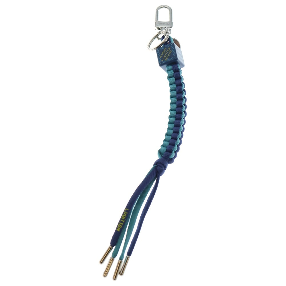 LOUIS VUITTON(ルイヴィトン) キーリング キーホルダー ダミエ プレイ ブルー/シルバー M01933