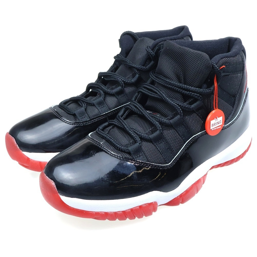 NIKE(ナイキ) AIR JORDAN 11 RETRO BRED エアジョーダン11 レトロ ブレッド ハイカットスニーカー ブラック/レッド US9.5/27.5cm 378037-061