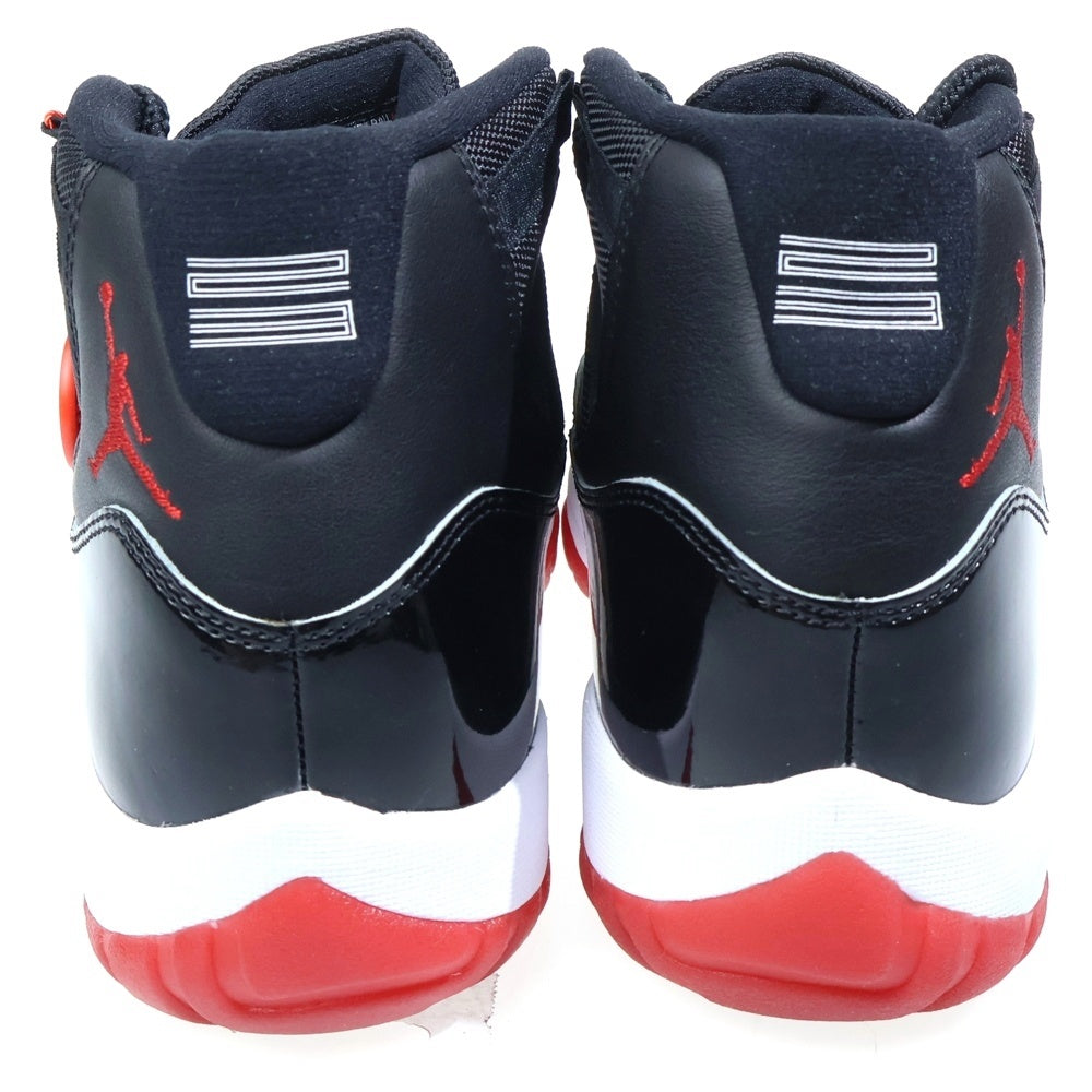 NIKE(ナイキ) AIR JORDAN 11 RETRO BRED エアジョーダン11 レトロ ブレッド ハイカットスニーカー ブラック/レッド US9.5/27.5cm 378037-061