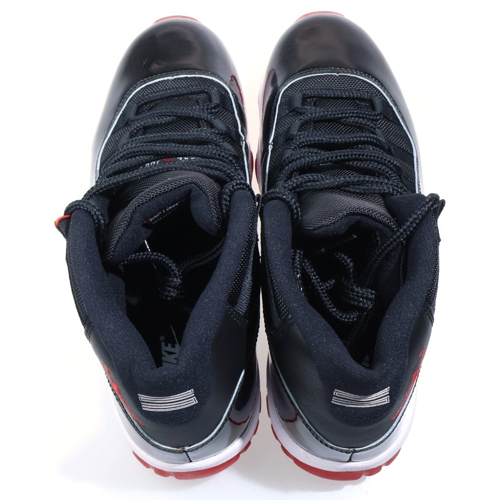 NIKE(ナイキ) AIR JORDAN 11 RETRO BRED エアジョーダン11 レトロ ブレッド ハイカットスニーカー ブラック/レッド US9.5/27.5cm 378037-061
