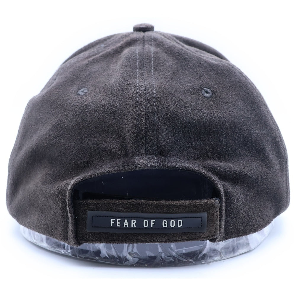 FEAR OF GOD(フィアオブゴッド) 3TH COLLECTION スウェードレザー 6パネル ベースボールキャップ 帽子 ブラウン 6F19-0001