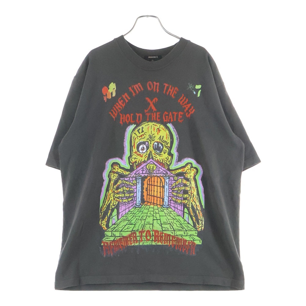 YEEZY SEASON 6(イージーシーズンシックス) XXXtentacion HOLY THE GATE TEE テンタシオン ホーリー・ザ・ゲート クルーネック半袖Tシャツ カットソー ブラック