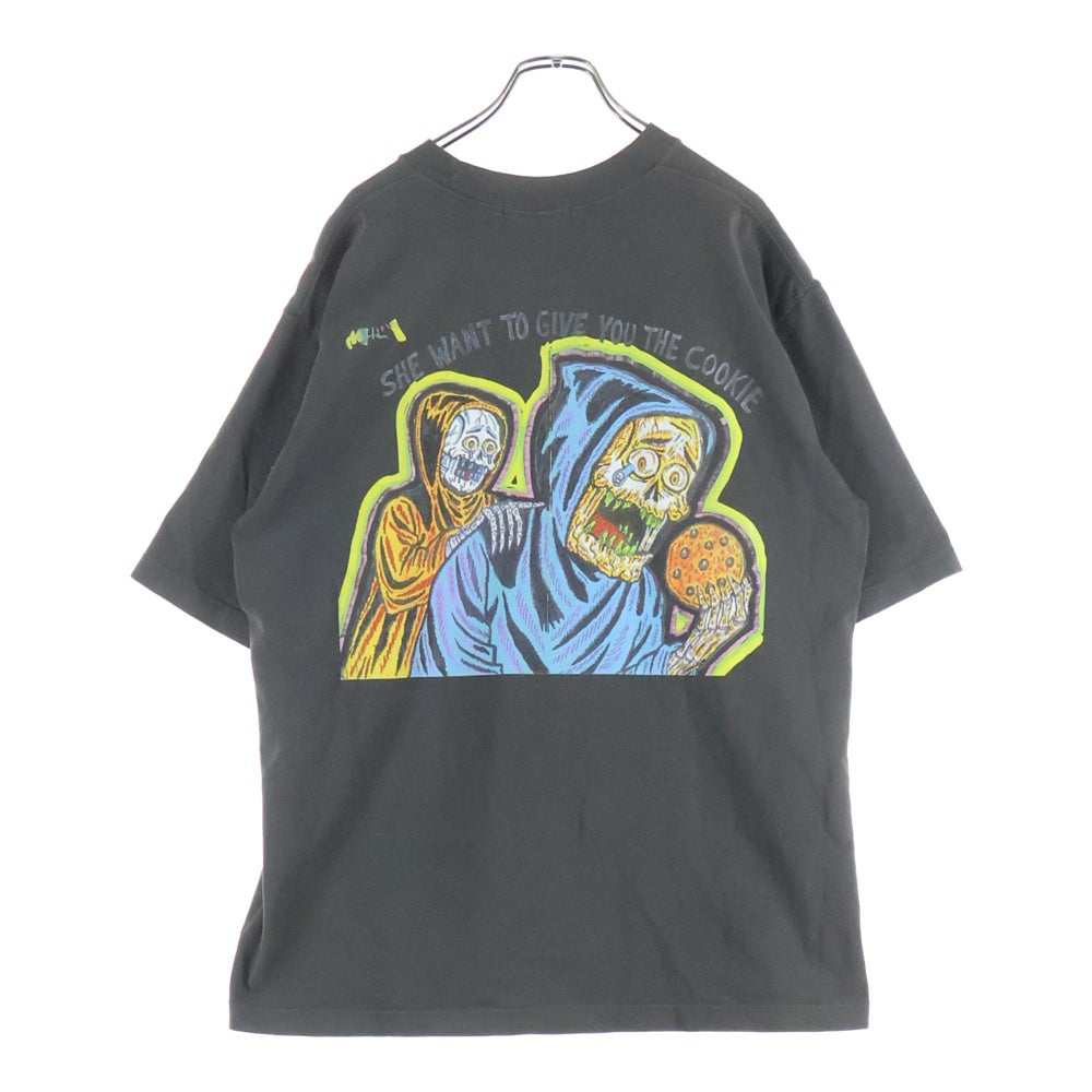 YEEZY SEASON 6(イージーシーズンシックス) XXXtentacion HOLY THE GATE TEE テンタシオン ホーリー・ザ・ゲート クルーネック半袖Tシャツ カットソー ブラック