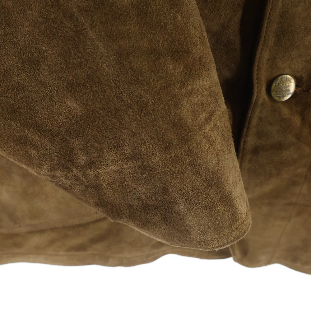 RRL(ダブルアールエル) コーデュロイ切り替え マルチポケット スウェードレザージャケット ブラウン 782774665001