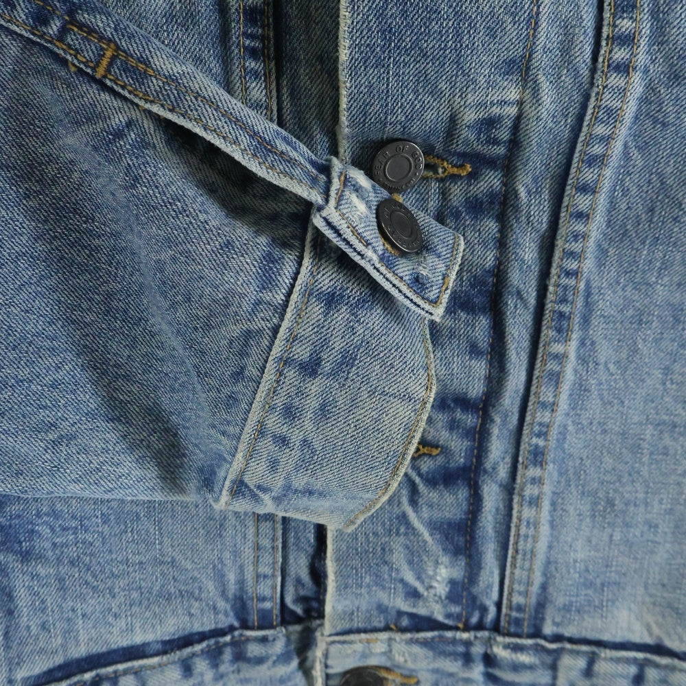 FEAR OF GOD(フィアオブゴッド) 4th Collection DENIM TRUCKER JACKET フォース コレクション デニムトラッカージャケット Gジャン インディゴ