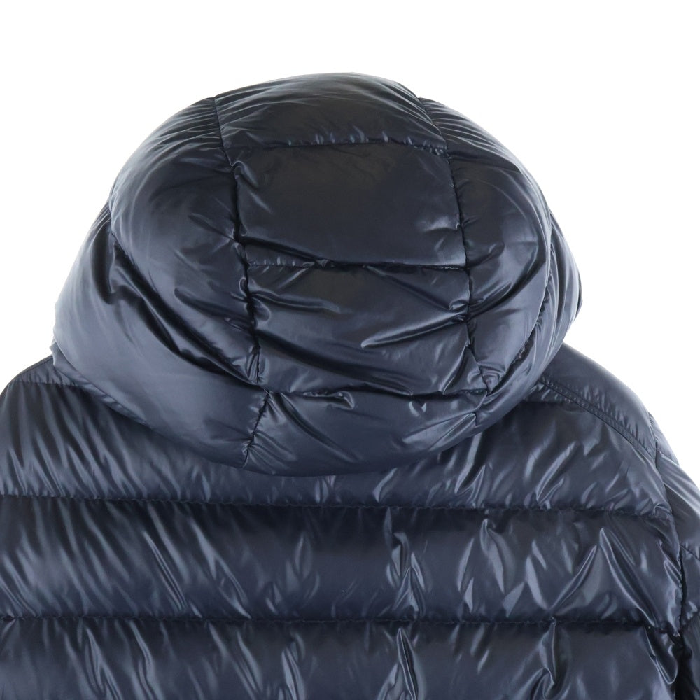 MONCLER(モンクレール) 24AW BESINES DOWN JACKET ナイロン アームロゴワッペン フーデッドダウンジャケット ネイビー J20911A00003 597EX
