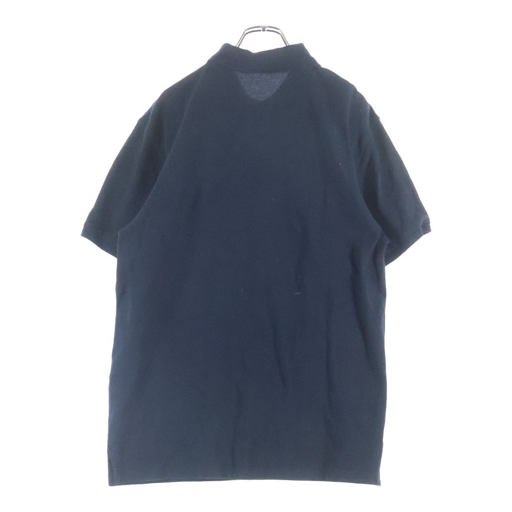 POLO SPORT RALPH LAUREN(ポロスポーツラルフローレン) 胸エンブロイダリーデザイン 鹿の子 半袖ポロシャツ ネイビー