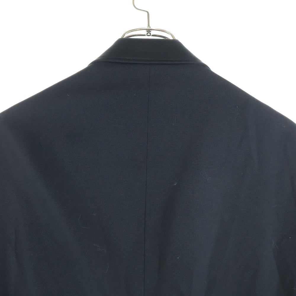 VETEMENTS(ヴェトモン) 19SS 変形デザイン コットンポリ スーパーロング チェスターコート ブラック USS192005