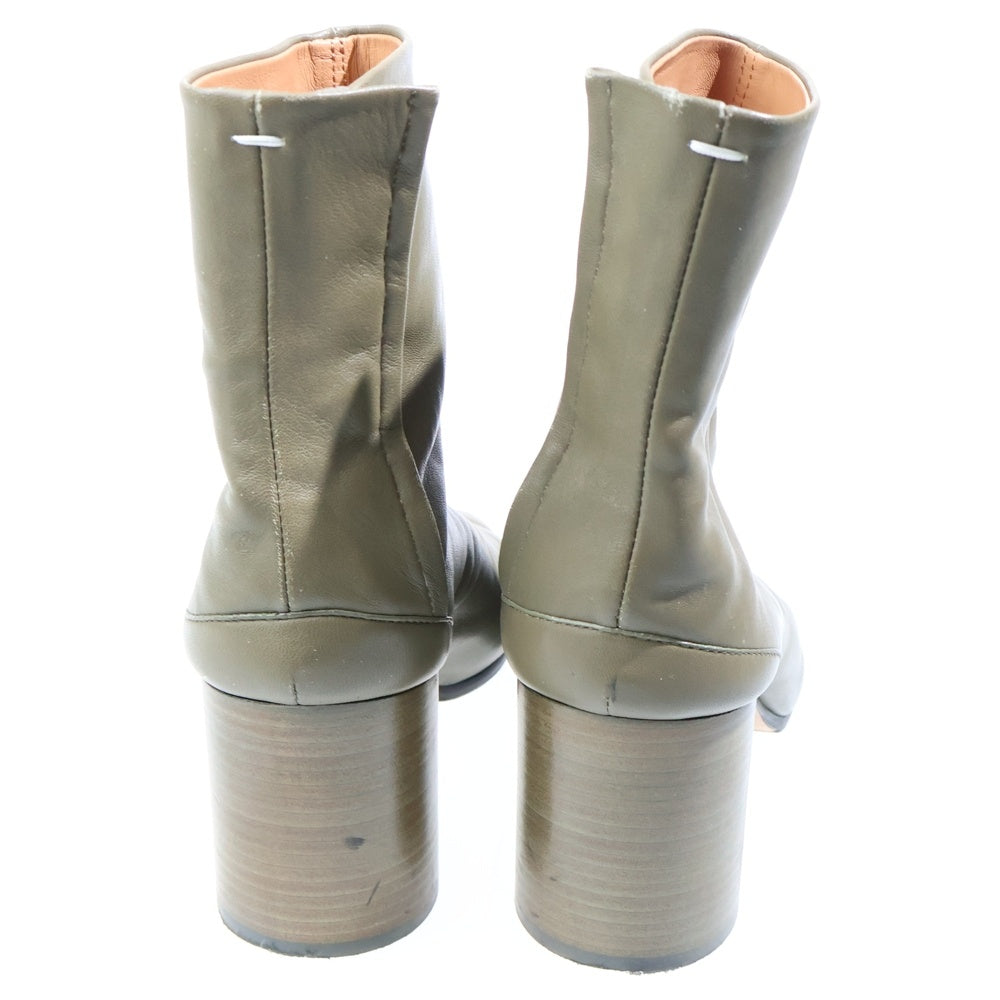 Maison Margiela(メゾンマルジェラ) RECICLA Tabi タビブーツ レザー ショットブーツ レディース カーキ