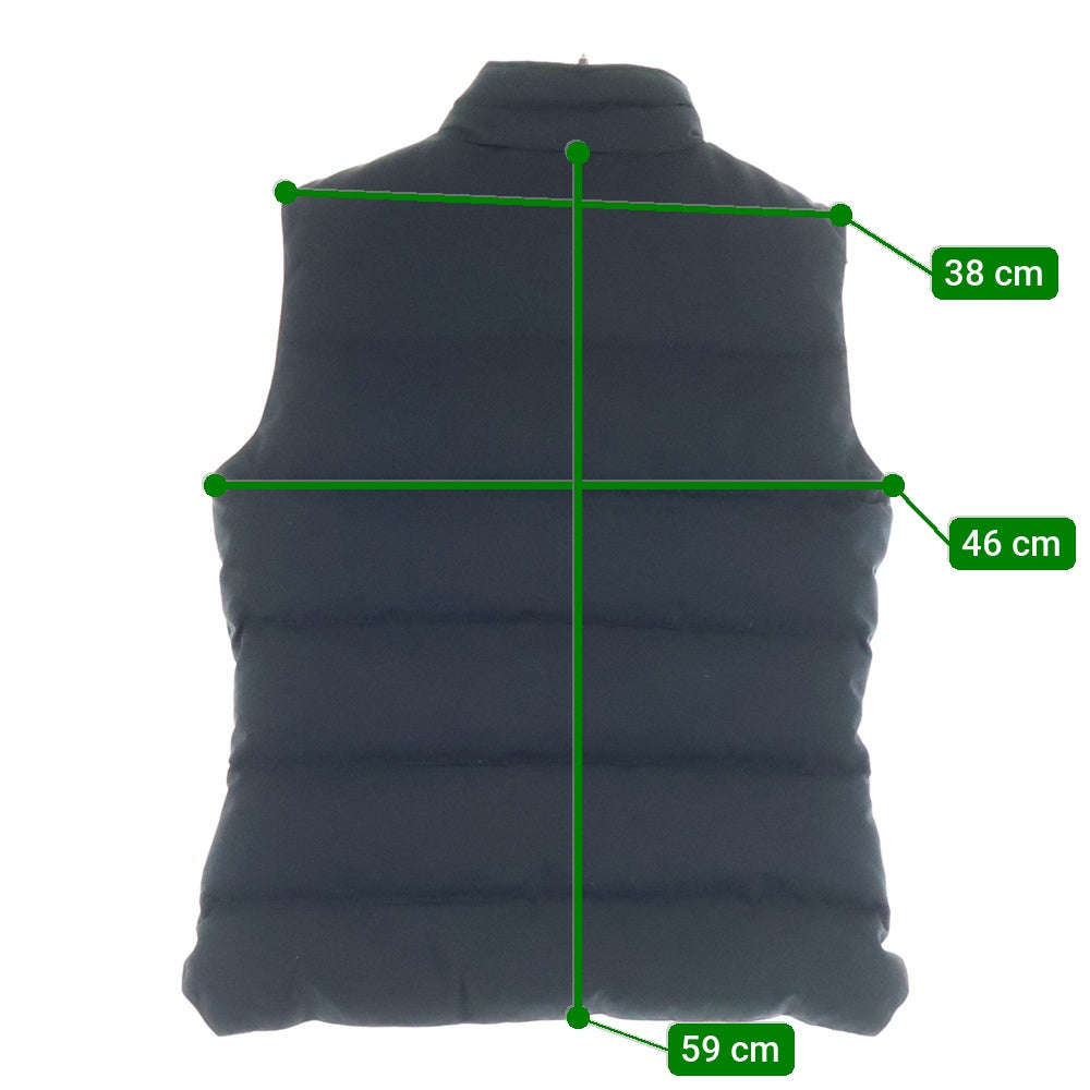 CANADA GOOSE(カナダグース) FREESTYLE フリースタイル ロゴワッペン ジップアップ ダウンベスト レディース ブラック 2832L