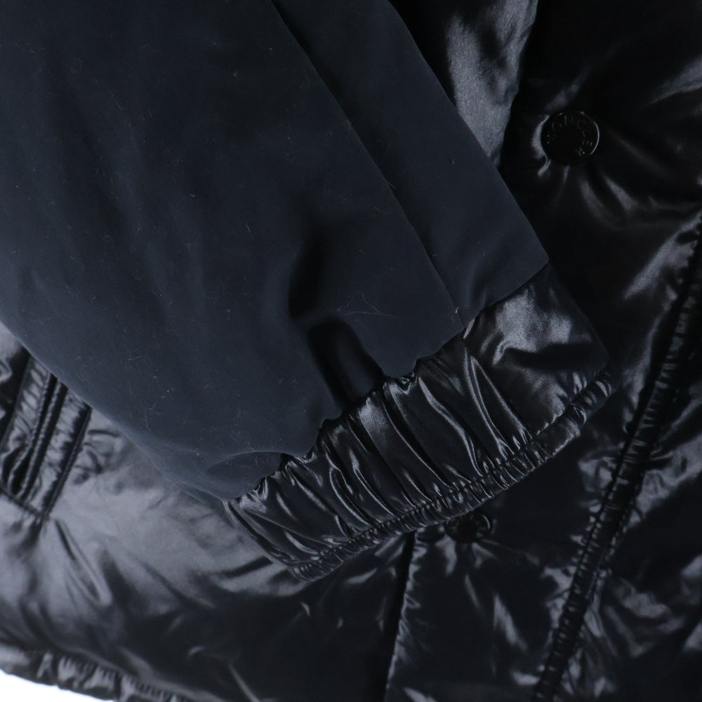 MONCLER(モンクレール) xFRAGMENT 22AW 70周年記念 MAYA 70 マヤダウンジャケット ナイロン切り替え ブラック H20961A00009 M2838