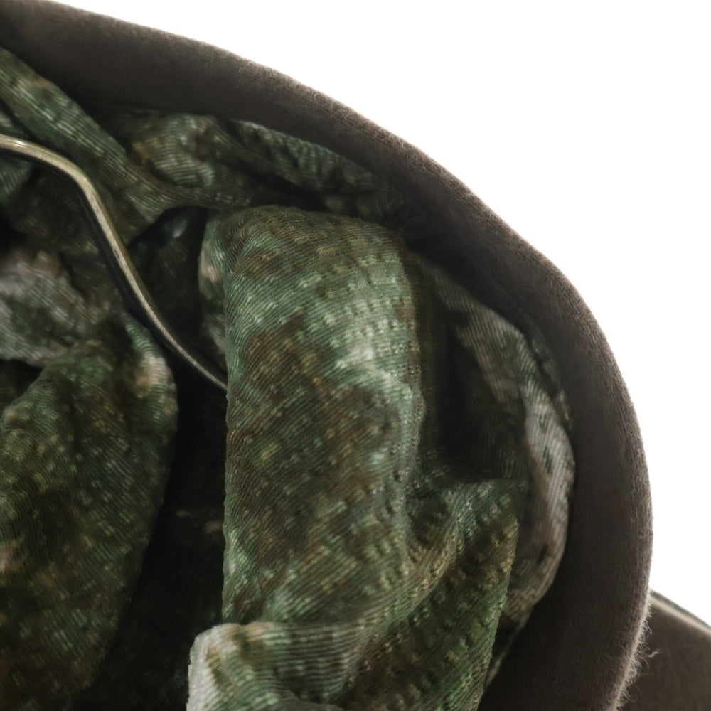 cvtvlist(カタリスト) USUAL HOODIE 3Dロゴ スウェット プルオーバー パーカー ブラウン