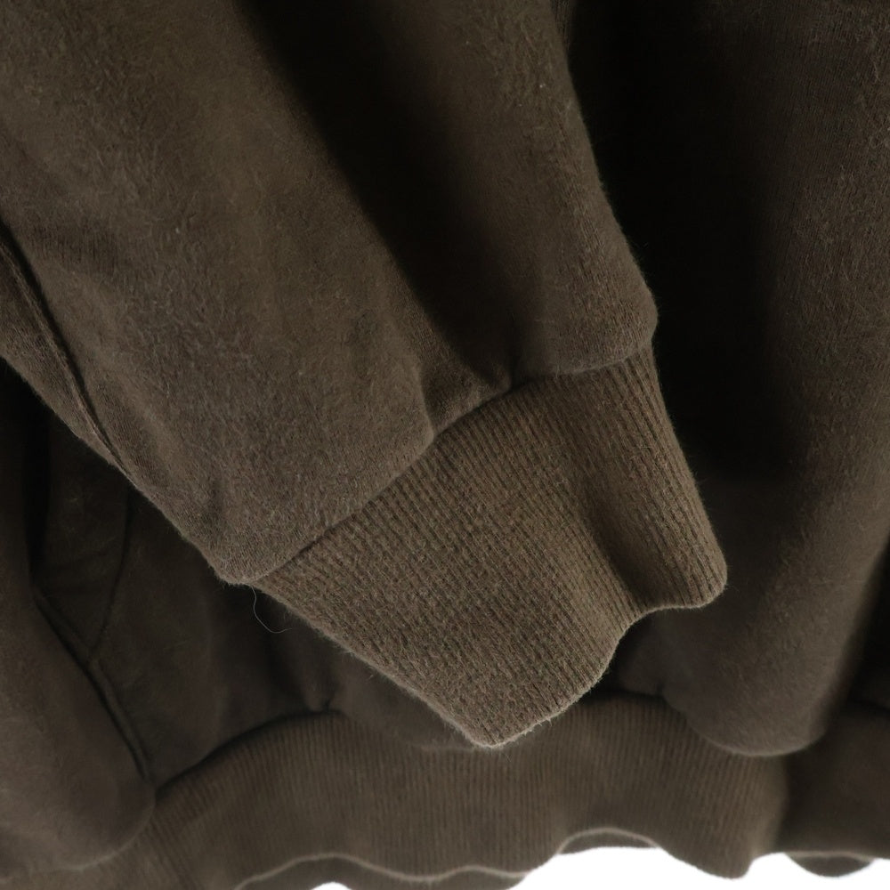 cvtvlist(カタリスト) USUAL HOODIE 3Dロゴ スウェット プルオーバー パーカー ブラウン