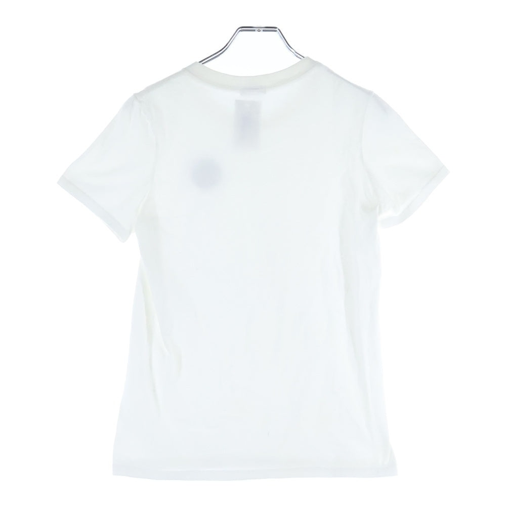RON HERMAN(ロンハーマン) HAPPY FACE TEE ハッピーフェイスワッペン付き クルーネック カットソー 半袖Tシャツ ホワイト