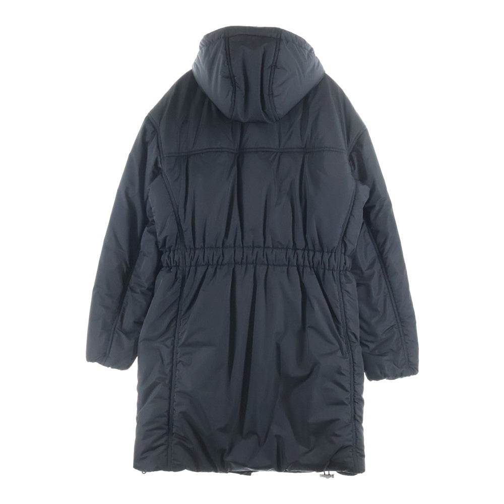 GIVENCHY(ジバンシィ) ベルテッドデザイン フーデッド パファーコート ジャケット ブラック