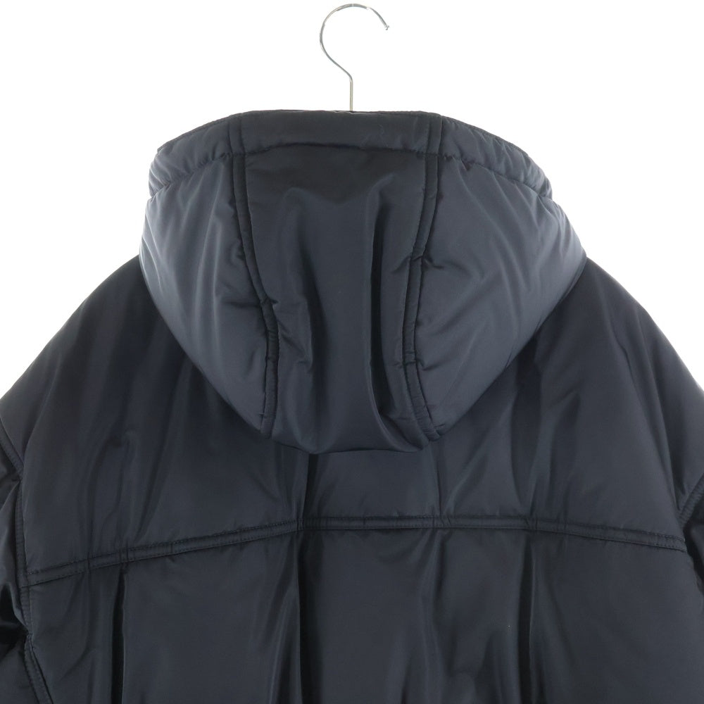 GIVENCHY(ジバンシィ) ベルテッドデザイン フーデッド パファーコート ジャケット ブラック