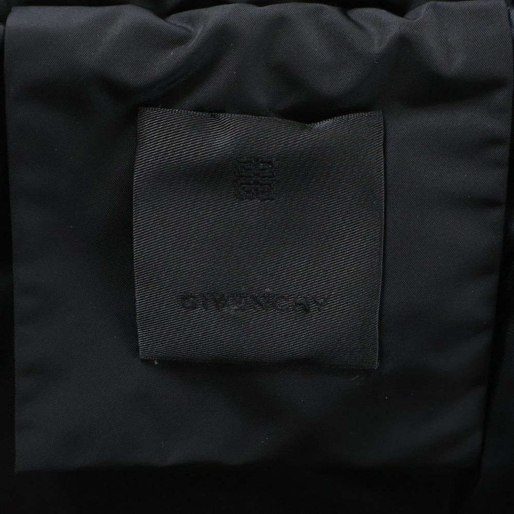 GIVENCHY(ジバンシィ) ベルテッドデザイン フーデッド パファーコート ジャケット ブラック