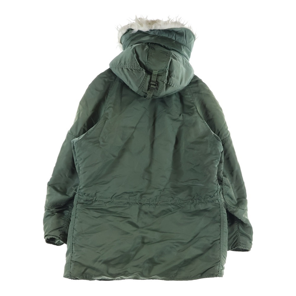 ALPHA INDUSTRIES(アルファ インダストリーズ) N-2B PARKA USA製 ファーフーデッド フライトジャケット カーキ 1615-573-8335